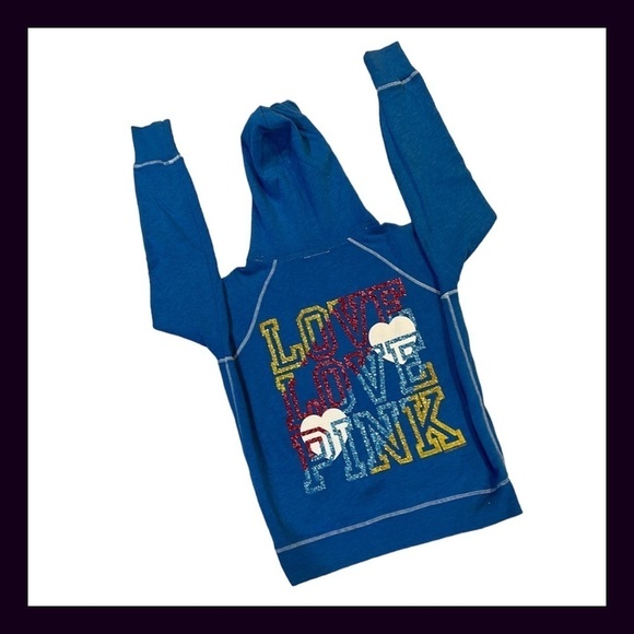 Vintage PINK Blue Rainbow Mega Bling Glitter Matching Set Size Extra Small - Picture 9 of 13